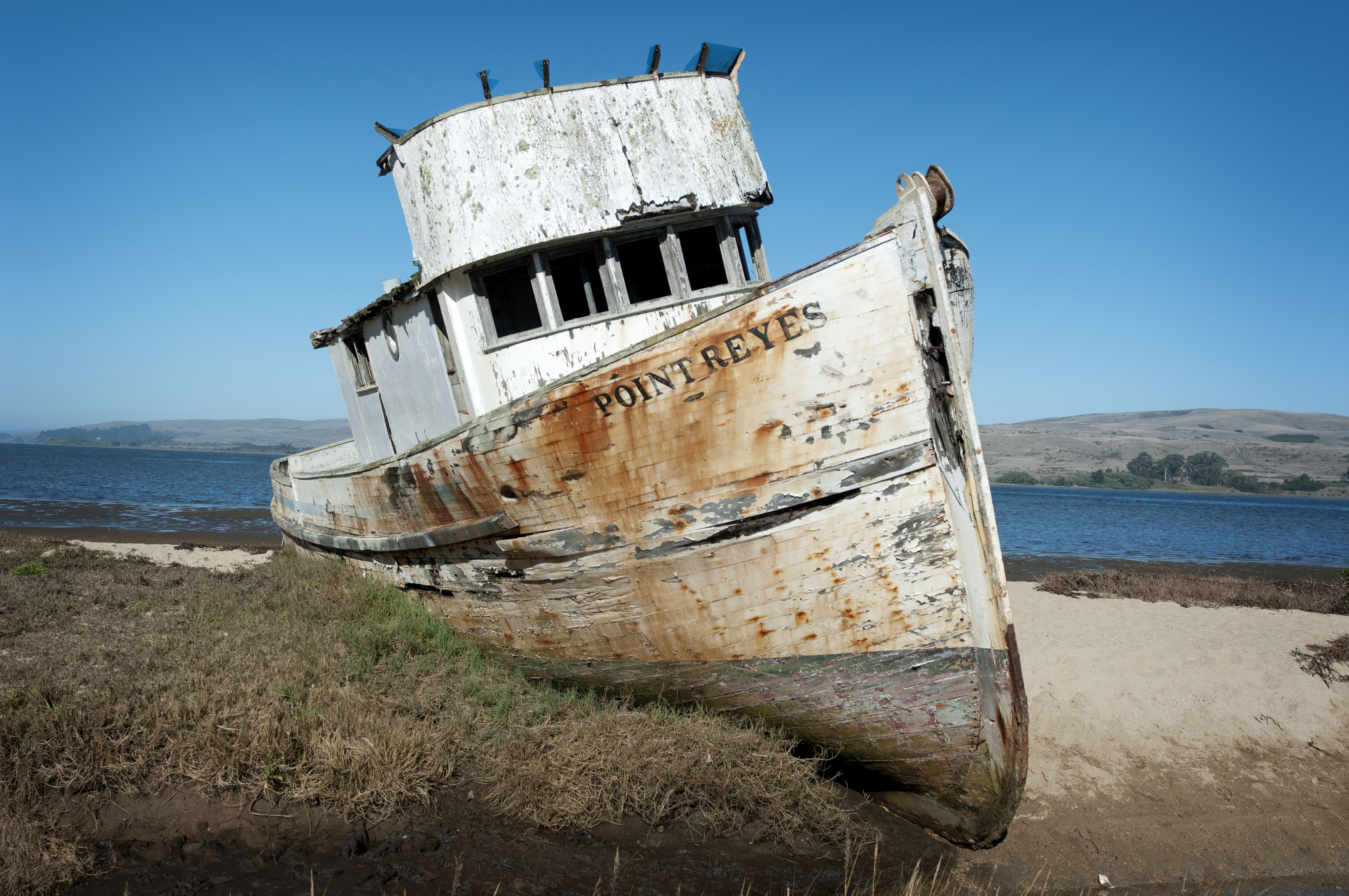 Ship in Point Reyes, California. Photographer: Samuli Siltanen 2010.